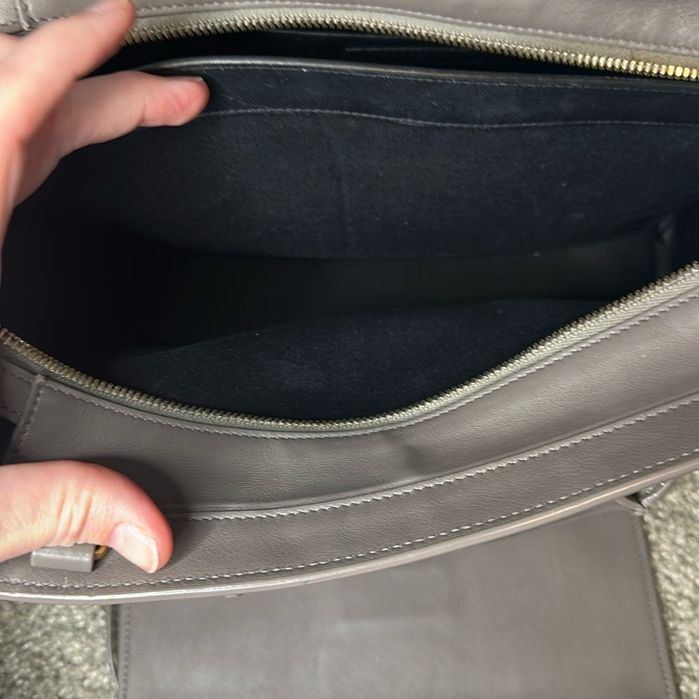 Yves Saint Laurent Gray Satchel Bag - Picture 11 of 16